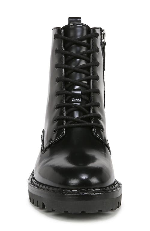 Shop Vince Cabria Lug Water Resistant Lace-up Boot In Black/black