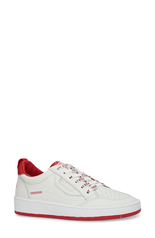 Swag Sneaker in White/Red