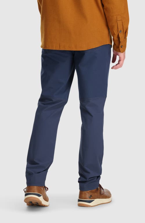 Shop Outdoor Research Fleece Lined Pants In Naval Blue