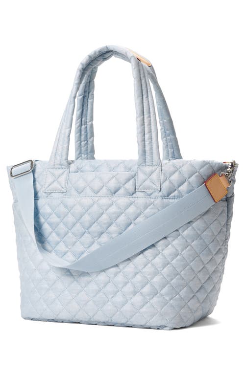 Shop Mz Wallace Medium Metro Deluxe Tote In Chambray