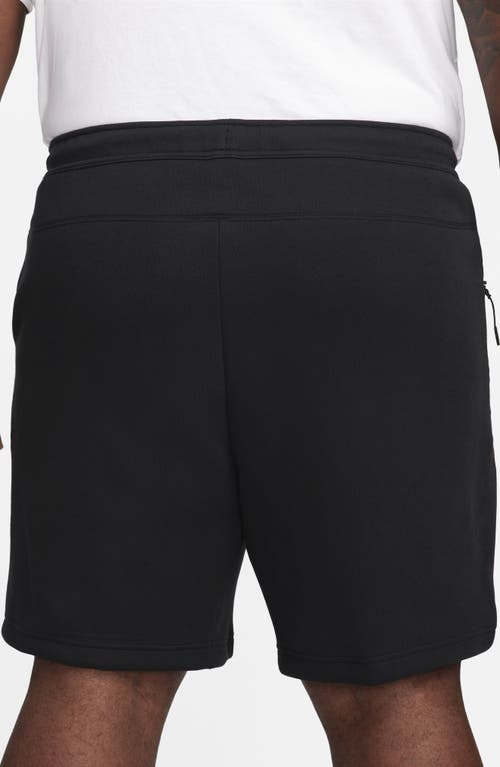 Nike Men's Sportswear Tech Fleece Shorts In Black/black