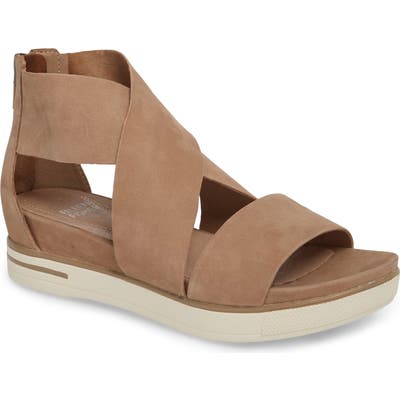 Eileen Fisher Sport Platform Sandal- Beige