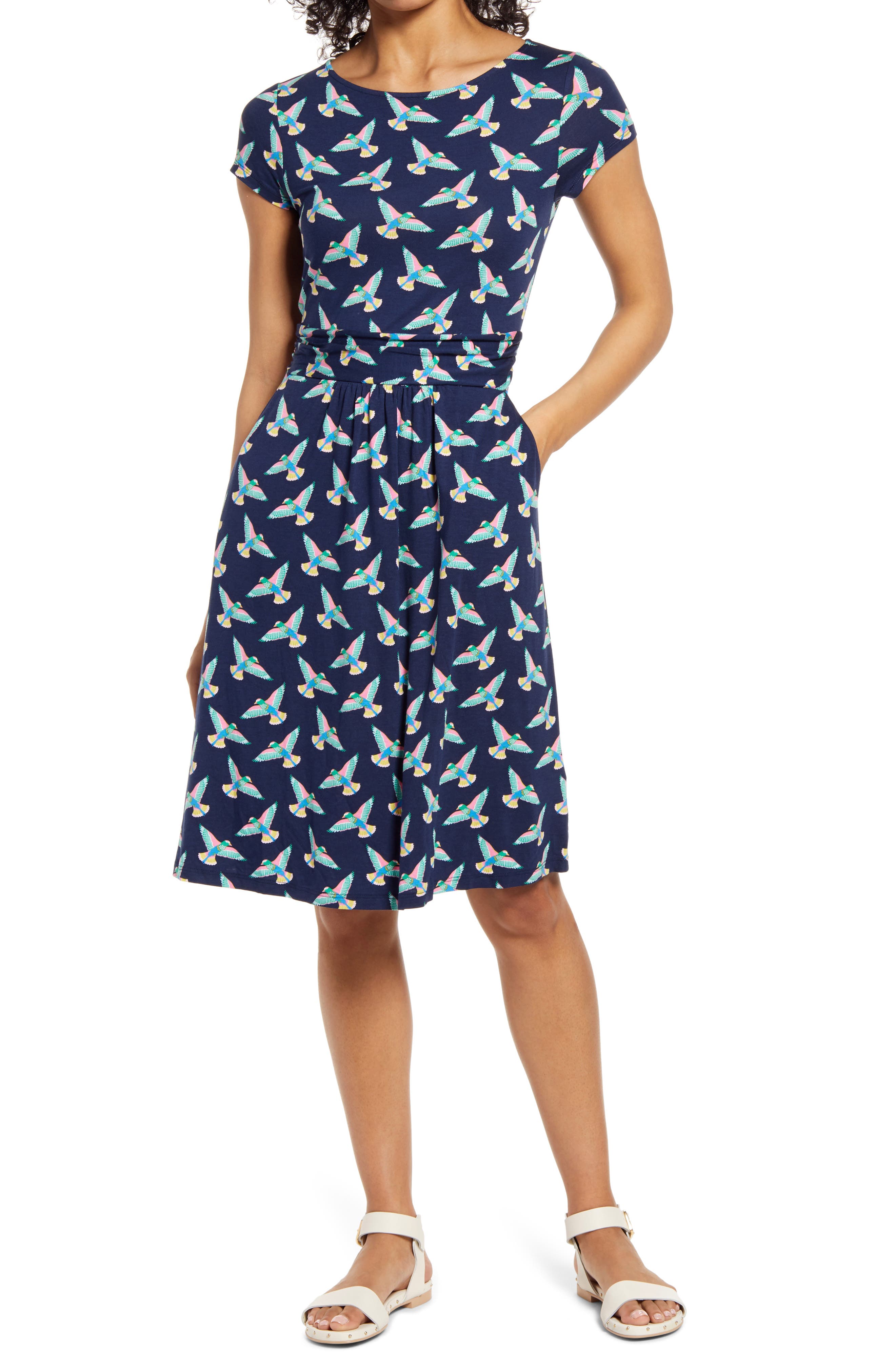 boden amelie print jersey dress