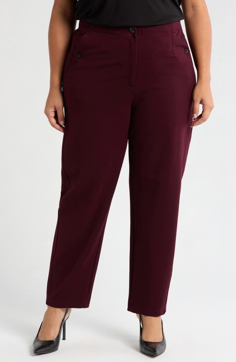 Women s Burgundy Pants Leggings Nordstrom