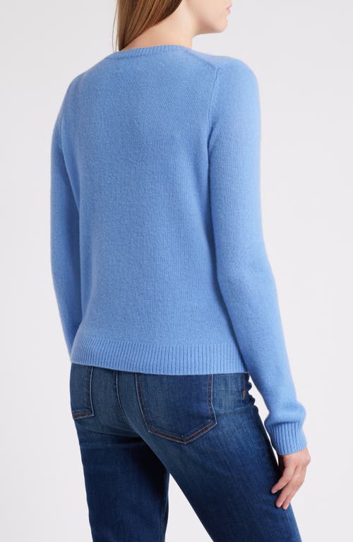 Shop Caslonr Caslon(r) Cashmere Crewneck Sweater In Blue Azurine