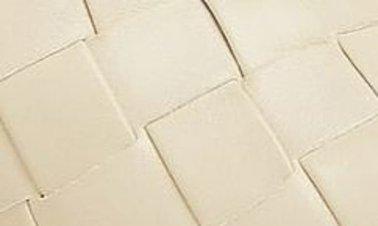 Shop Bottega Veneta Blink Intrecciato Lambskin Leather Sandal In Sea Salt