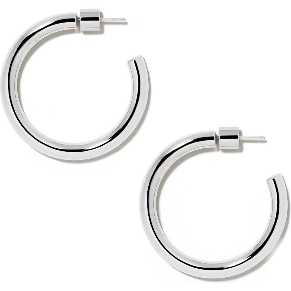 Jennifer Fisher Mini Lilly Hoop Earrings In Silver