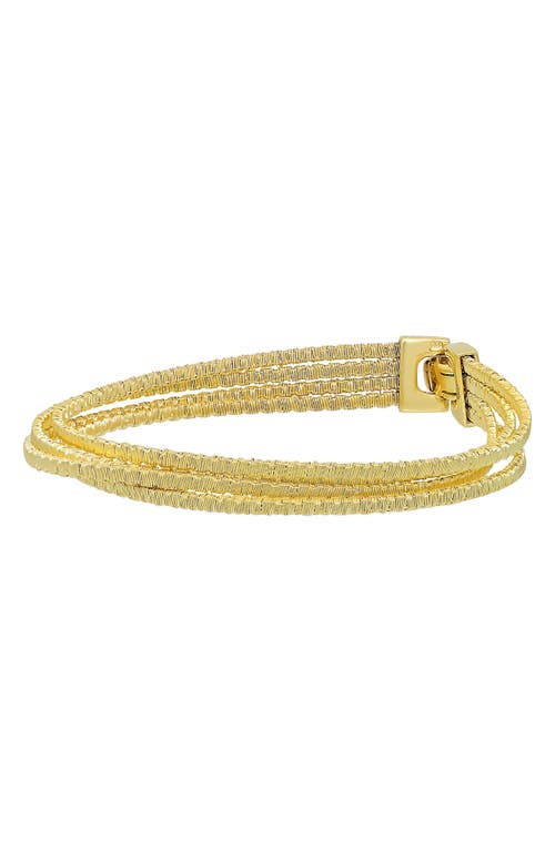 14K Gold Layered Bracelet in 14K Yellow Gold