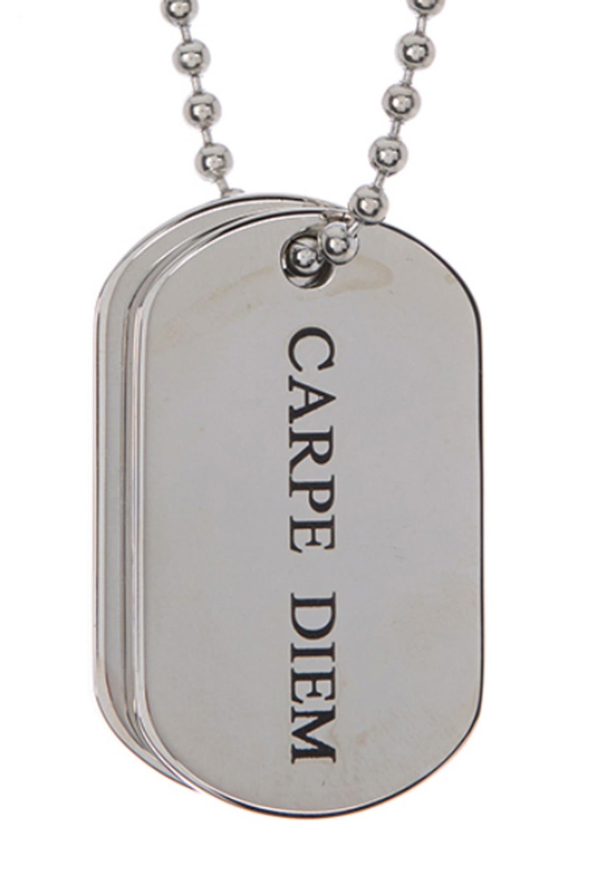 off white dog tag