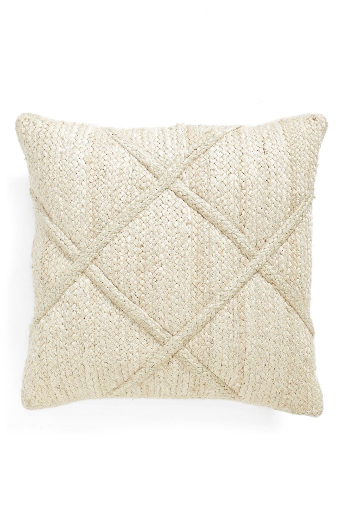 Brentwood Originals Diamond Braided Accent Pillow Nordstrom