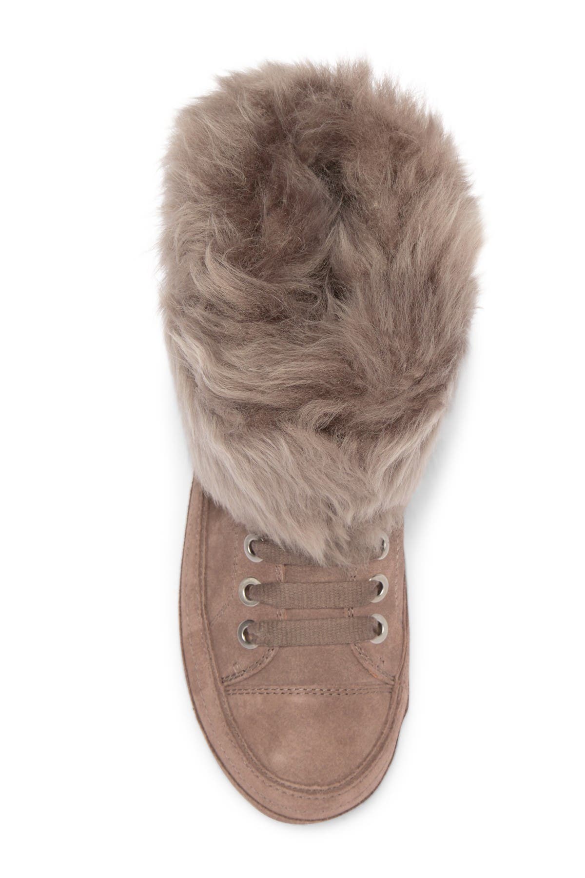 antoine fur cuff sneaker