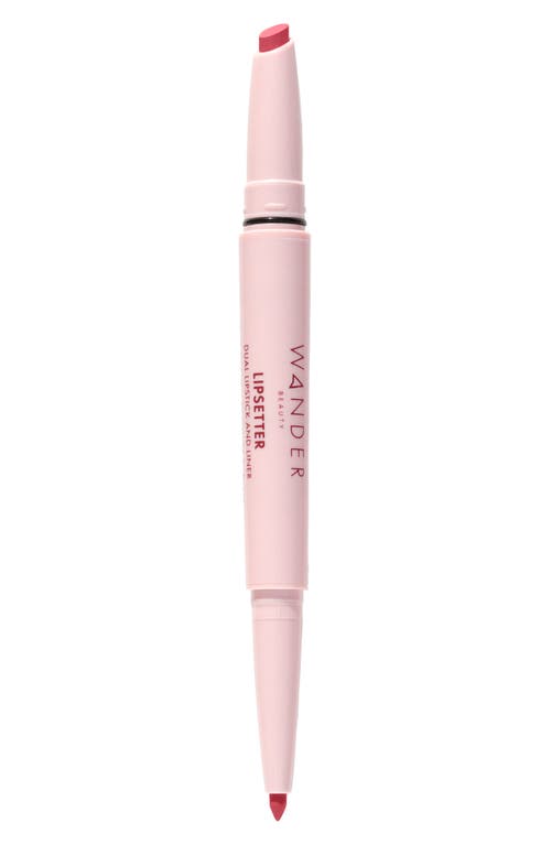 Wander Beauty Lipsetter Dual Lipstick & Liner In On The Mauve