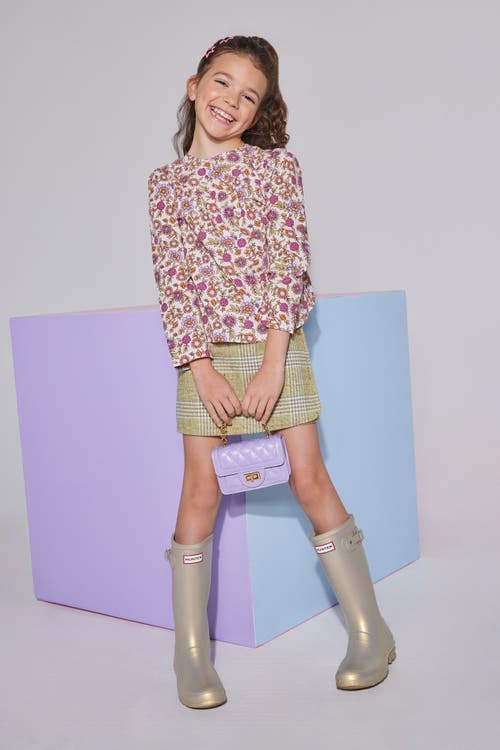 Bisby Kids' Lisle Top In Thistle Floral