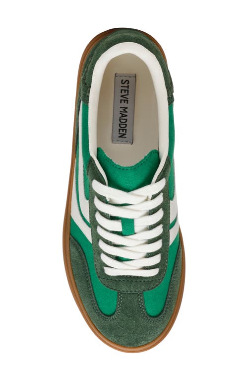 Shop Steve Madden Dodge Platform Sneaker In Green Multi