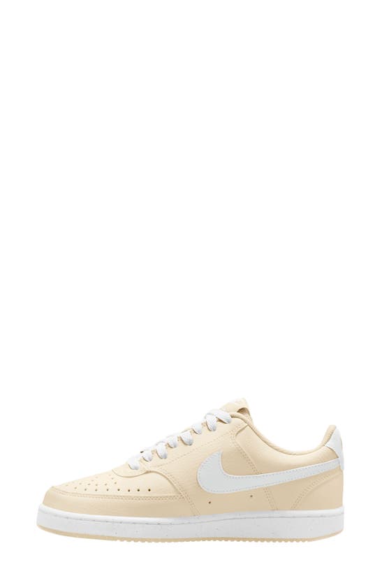 Shop Nike Court Vision Low Sneaker In White/ Pale Ivory