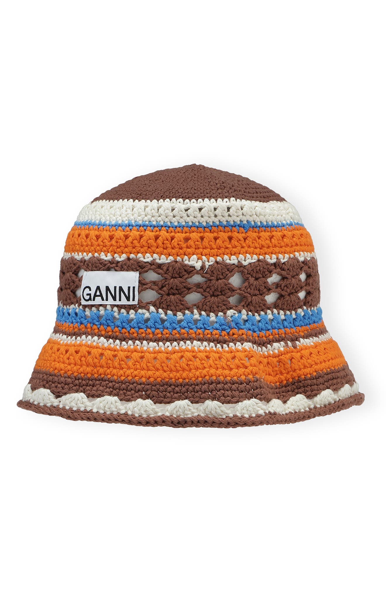 ganni hat beige