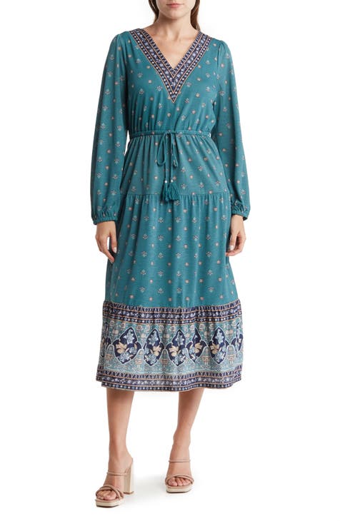 Lucky Brand - Blue Floral Dress - Size Medium India