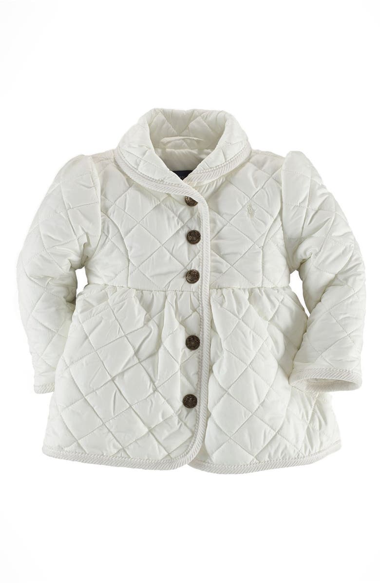 Ralph Lauren Shawl Collar Coat (Baby Girls) | Nordstrom