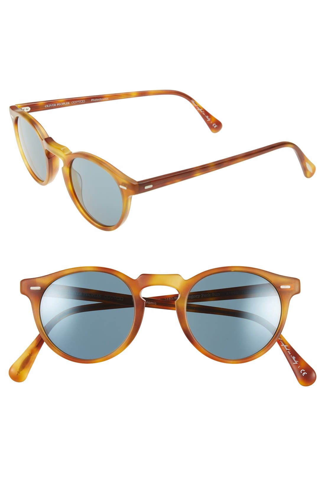 Oliver Peoples 'Gregory Peck' 47mm Retro Sunglasses Nordstrom