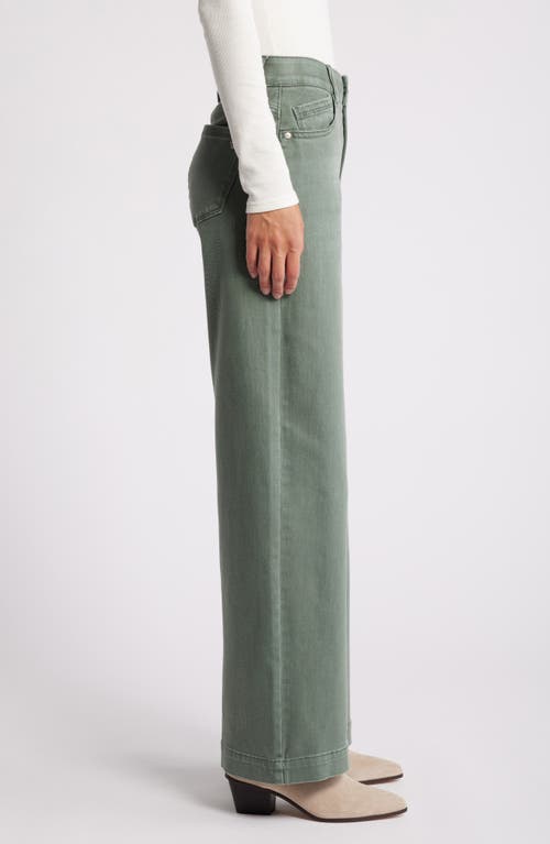 Shop Wit & Wisdom 'ab'solution High Waist Wide Leg Jeans In Agave