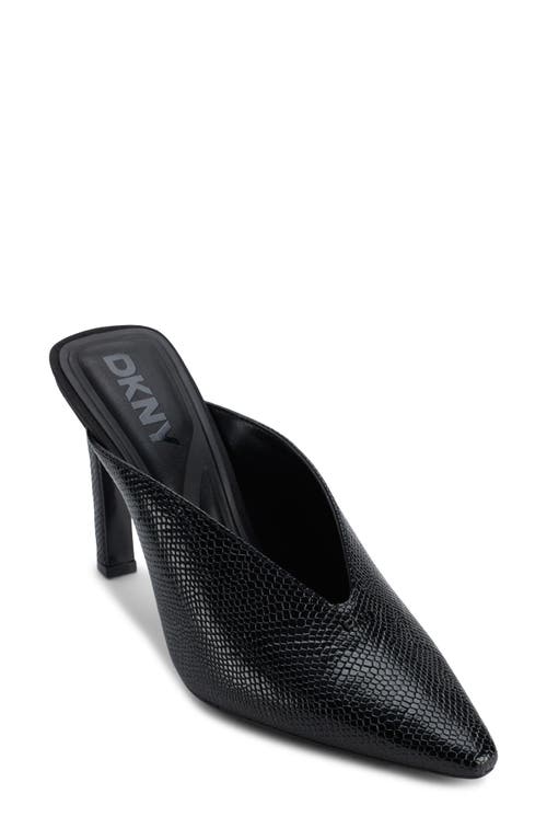 Dkny Cadena Mule In Black
