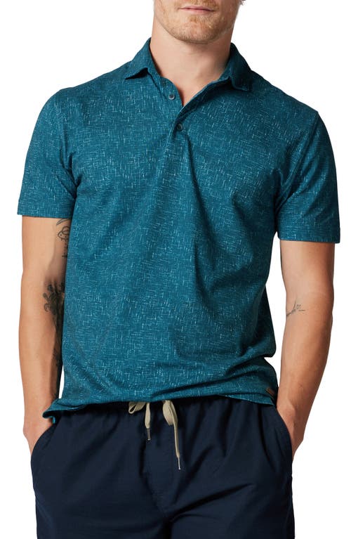 Rodd & Gunn Fitzroy Sports Fit Piqué Polo in Turquoise 