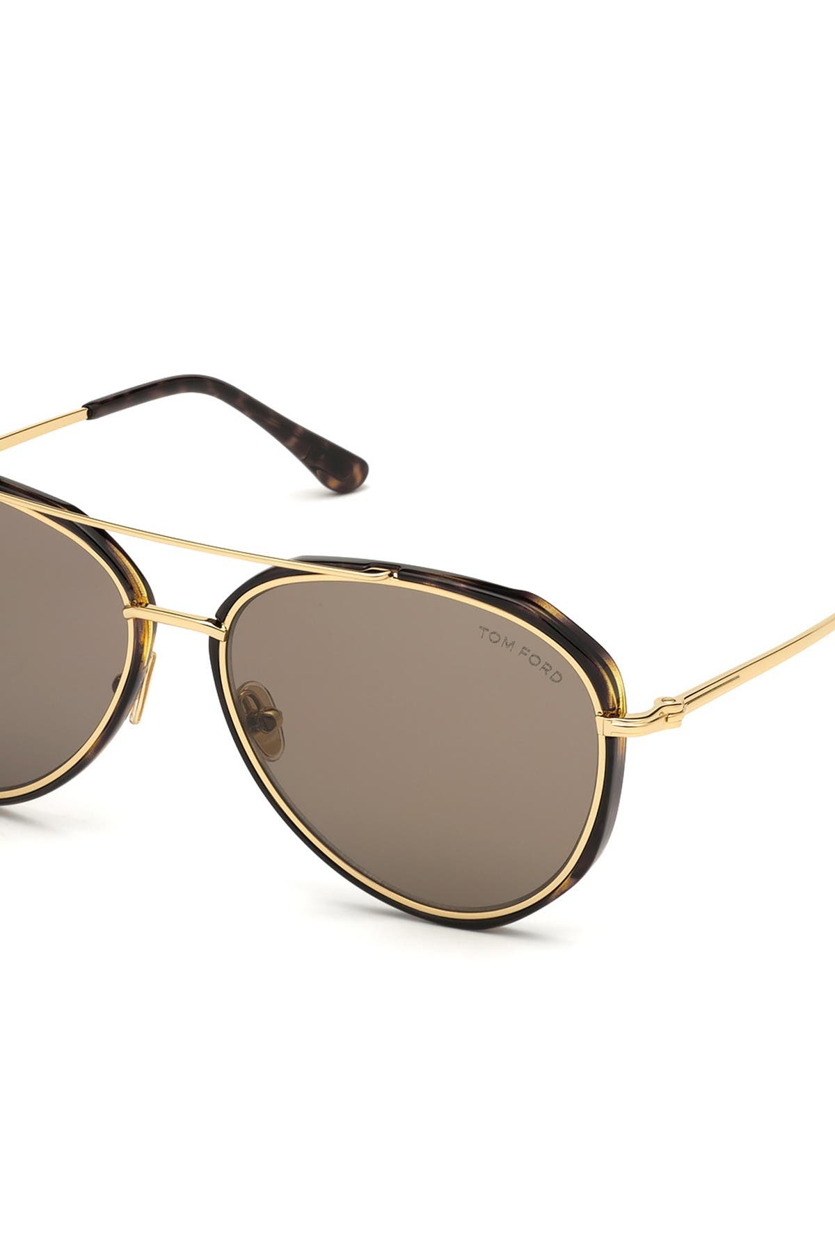 tom ford vittorio 60mm aviator sunglasses