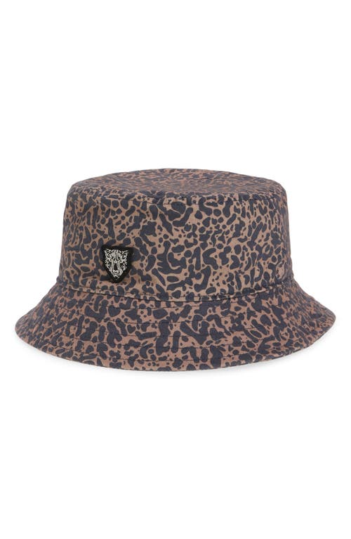 LITA by Ciara Luxe Bucket Hat in Iced Coffee Large Cheetah