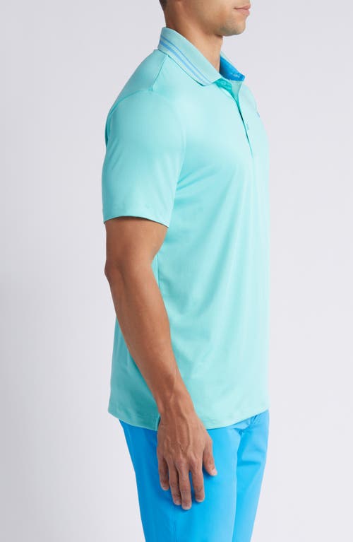 Shop Redvanly Cadman Performance Golf Polo In Pool