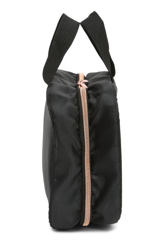 Mytagalongs Poppies Toiletry Bag In Black