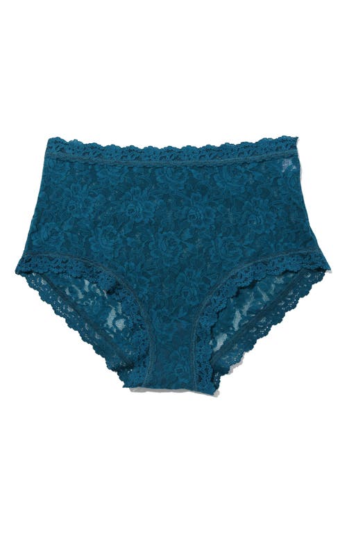 Shop Hanky Panky Signature Lace High Waist Boyshorts In North Pole Green