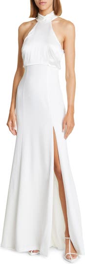 Cinq Sept Alexandra Halter Neck Gown Nordstrom