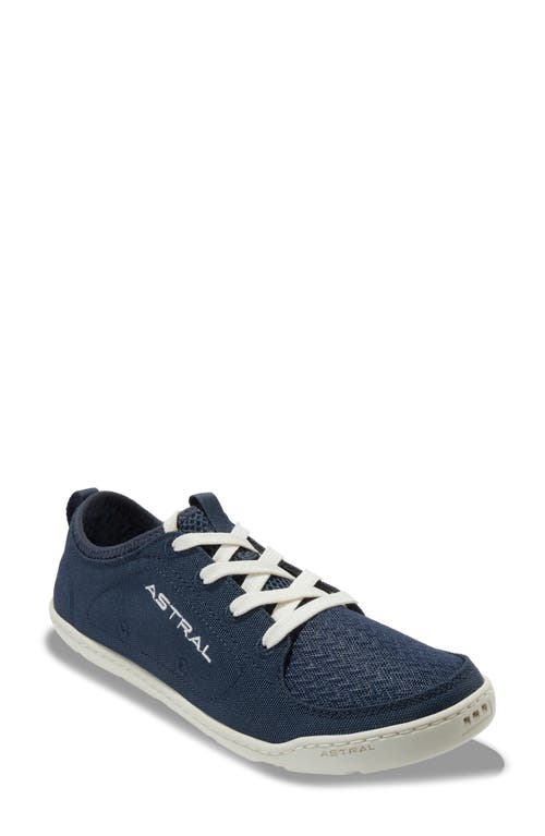 ASTRAL Loyak Water Resistant Sneaker in Navy/White at Nordstrom, Size 6