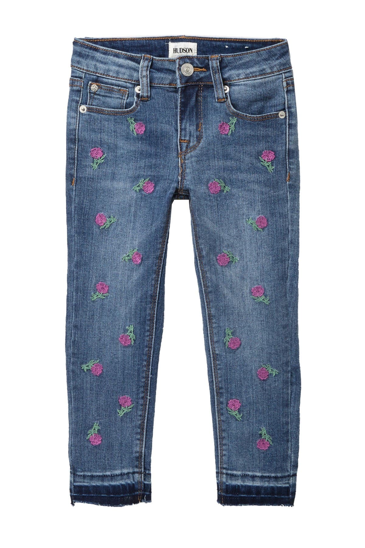 hudson embroidered jeans