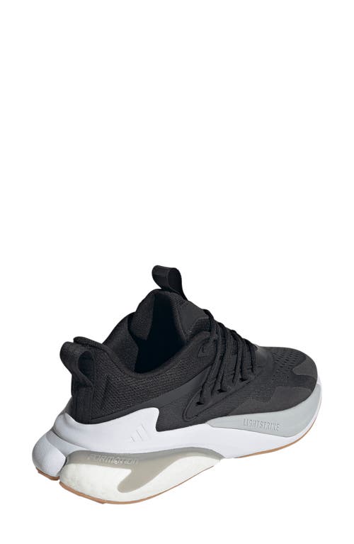 Adidas Originals Adidas Alphaboost V2 Running Sneaker In Black/ Carbon/ Solid Grey