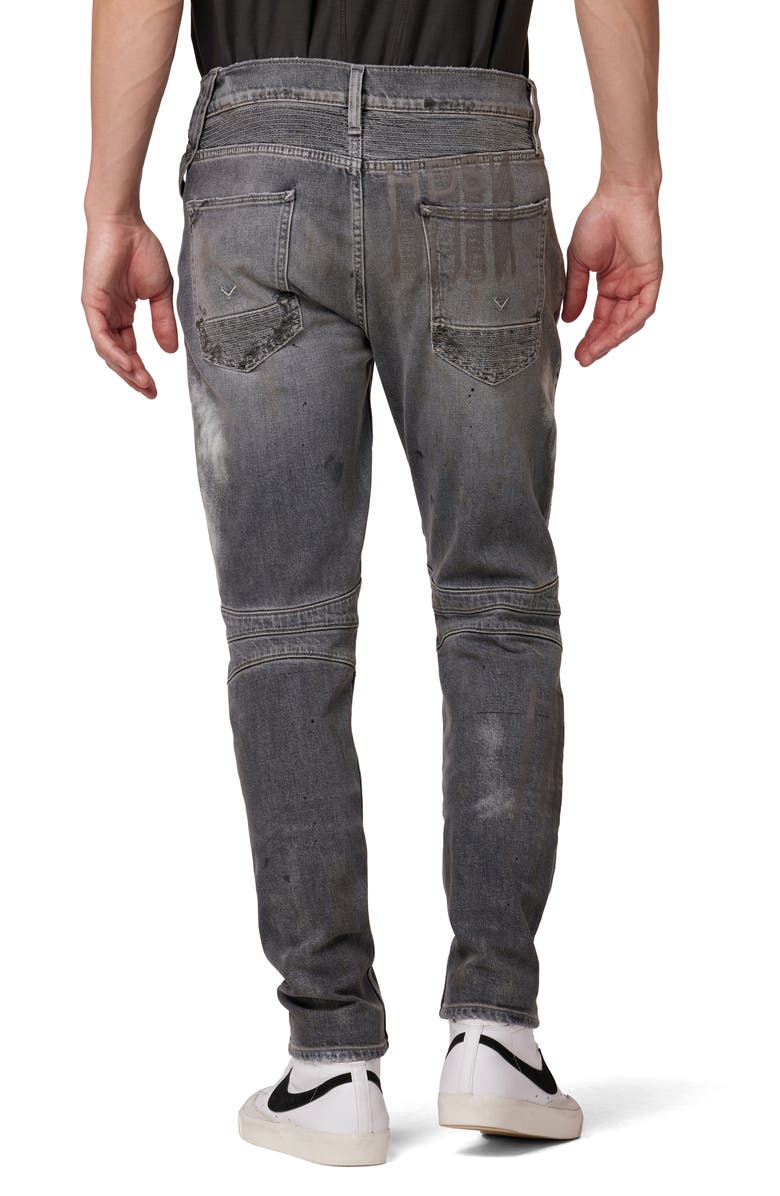 Hudson Jeans The Blinder v.2 Skinny Fit Distressed Biker Jeans ...