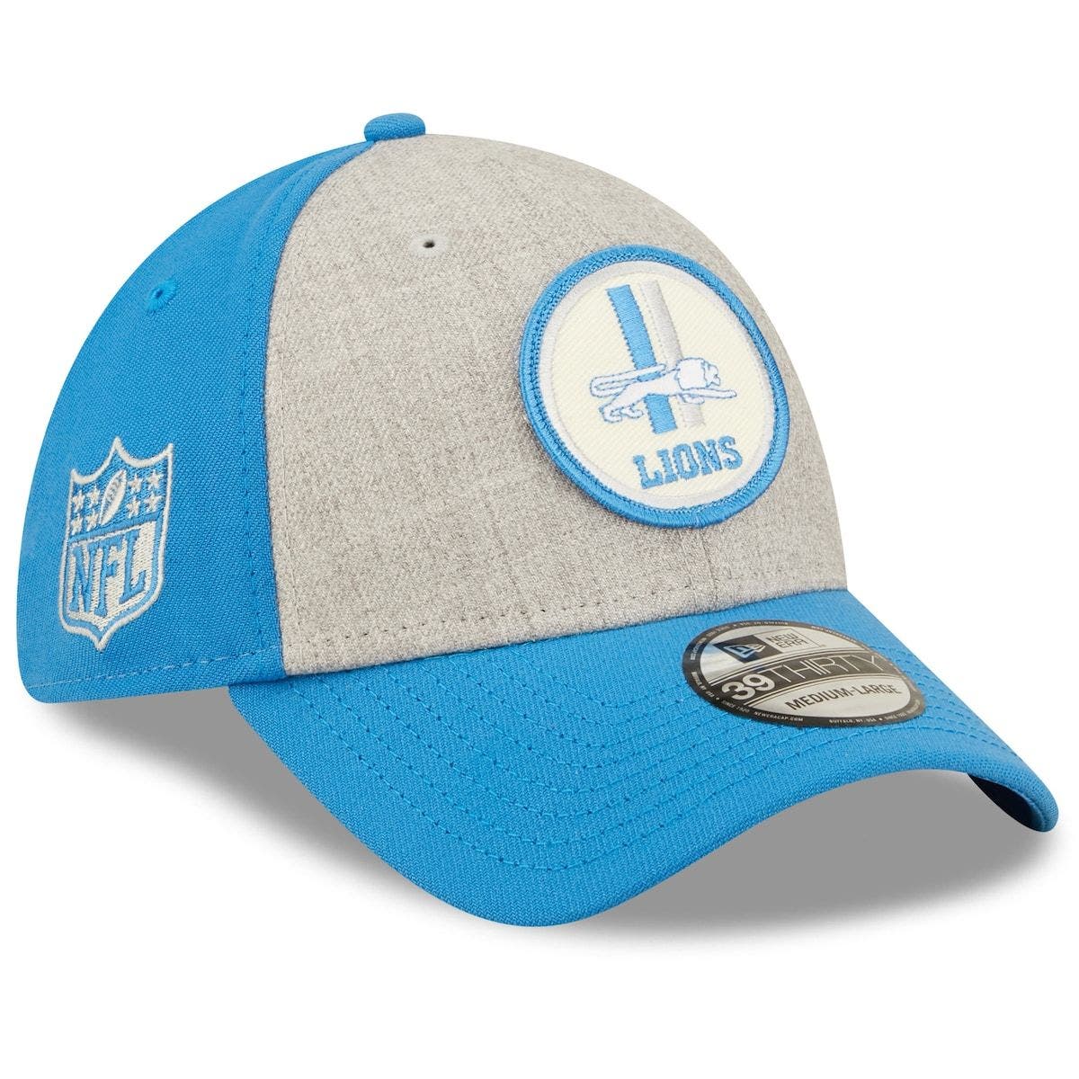 New Era Detroit Lions Official Sideline Home 39THIRTY Stretch Fit cap 