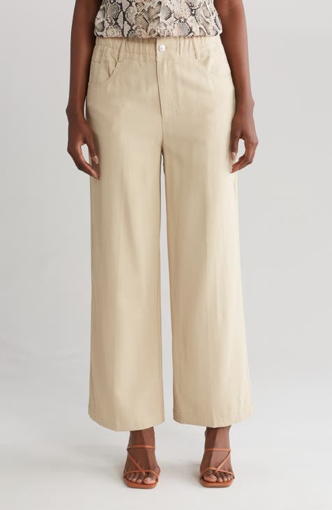 Women's Beige Work Pants & Trousers