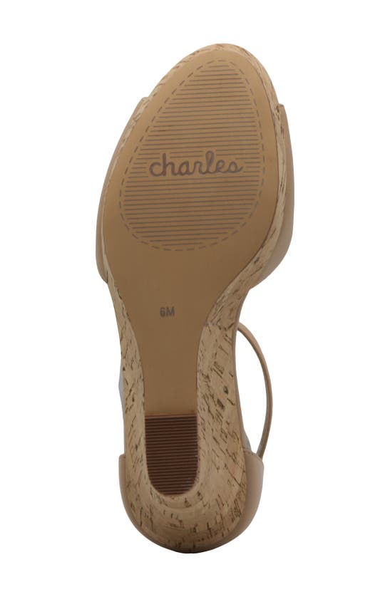 Shop Charles By Charles David Lois Platform Wedge Sandal In Sand-sm