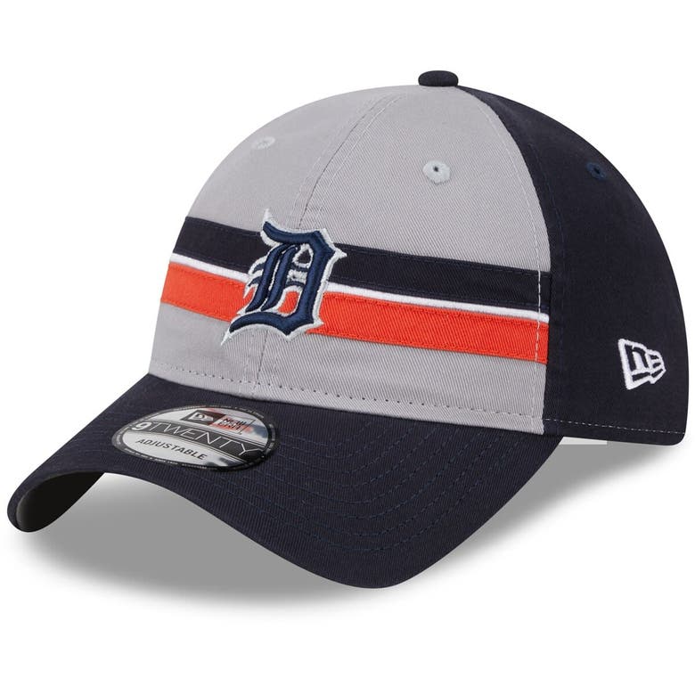 Shop New Era Youth   Gray Detroit Tigers 2024 Batting Practice 9twenty Adjustable Hat