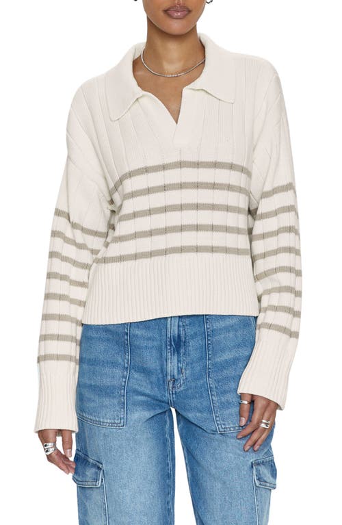 Pistola Arlo Stripe Cotton Polo Sweater at Nordstrom,