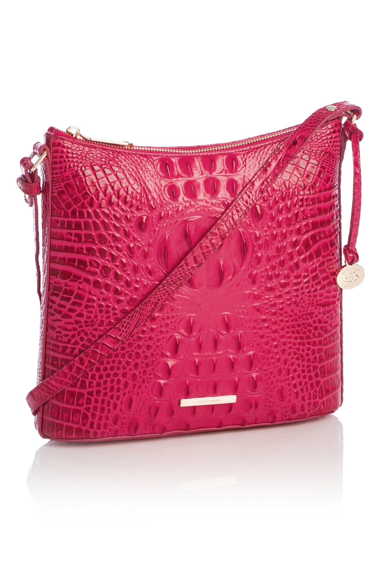 pink brahmin crossbody