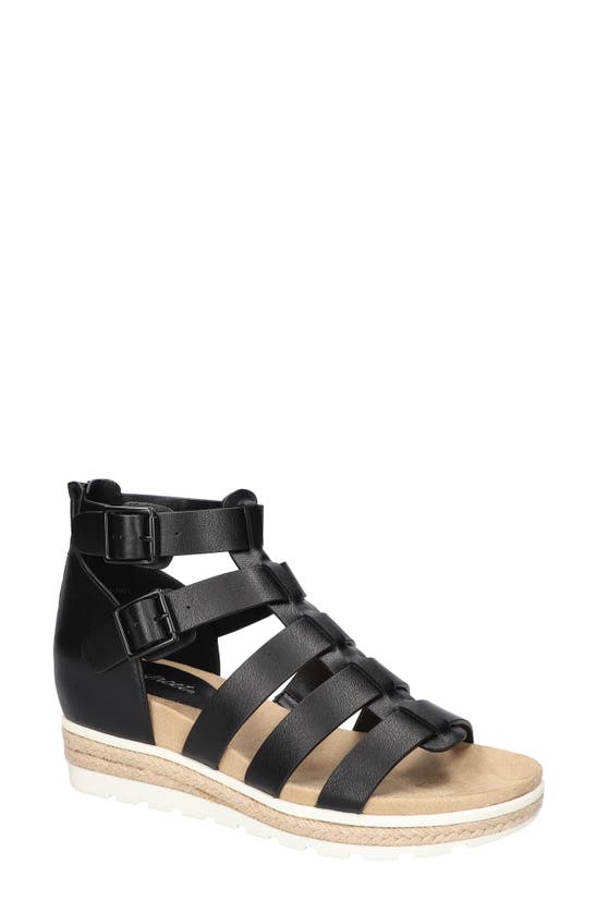 Easy Street Simon Caged Sandal In Black