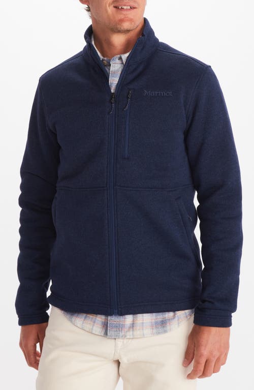 Shop Marmot Drop Line Fleece Jacket<br /> In Arctic Navy