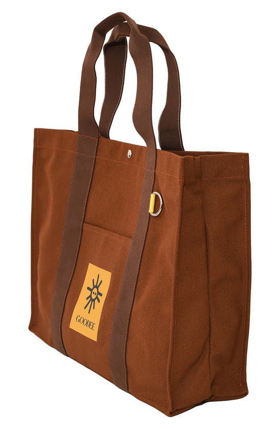 GOODEE GOODEE MEDIUM BASSI RECYCLED PET CANVAS MARKET TOTE