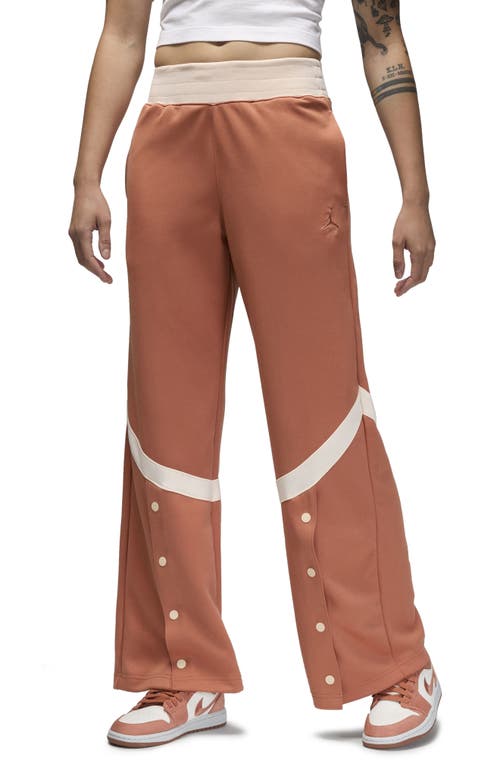 (Her)itage Snap Track Pants in Sky Orange/Guava Ice