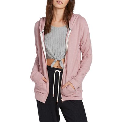 Volcom Lil Zip Front Fleece Hoodie