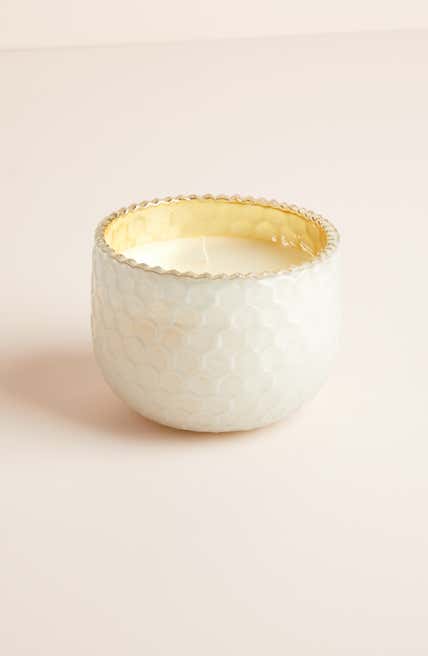 SMALL WHITE MERCURY CANDLE