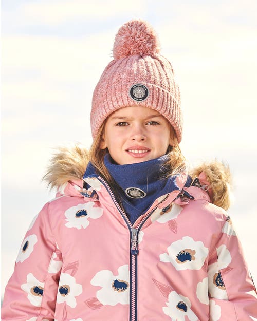 Deux Par Deux Baby Girl's Knit Hat Light Pink In Bridal Rose