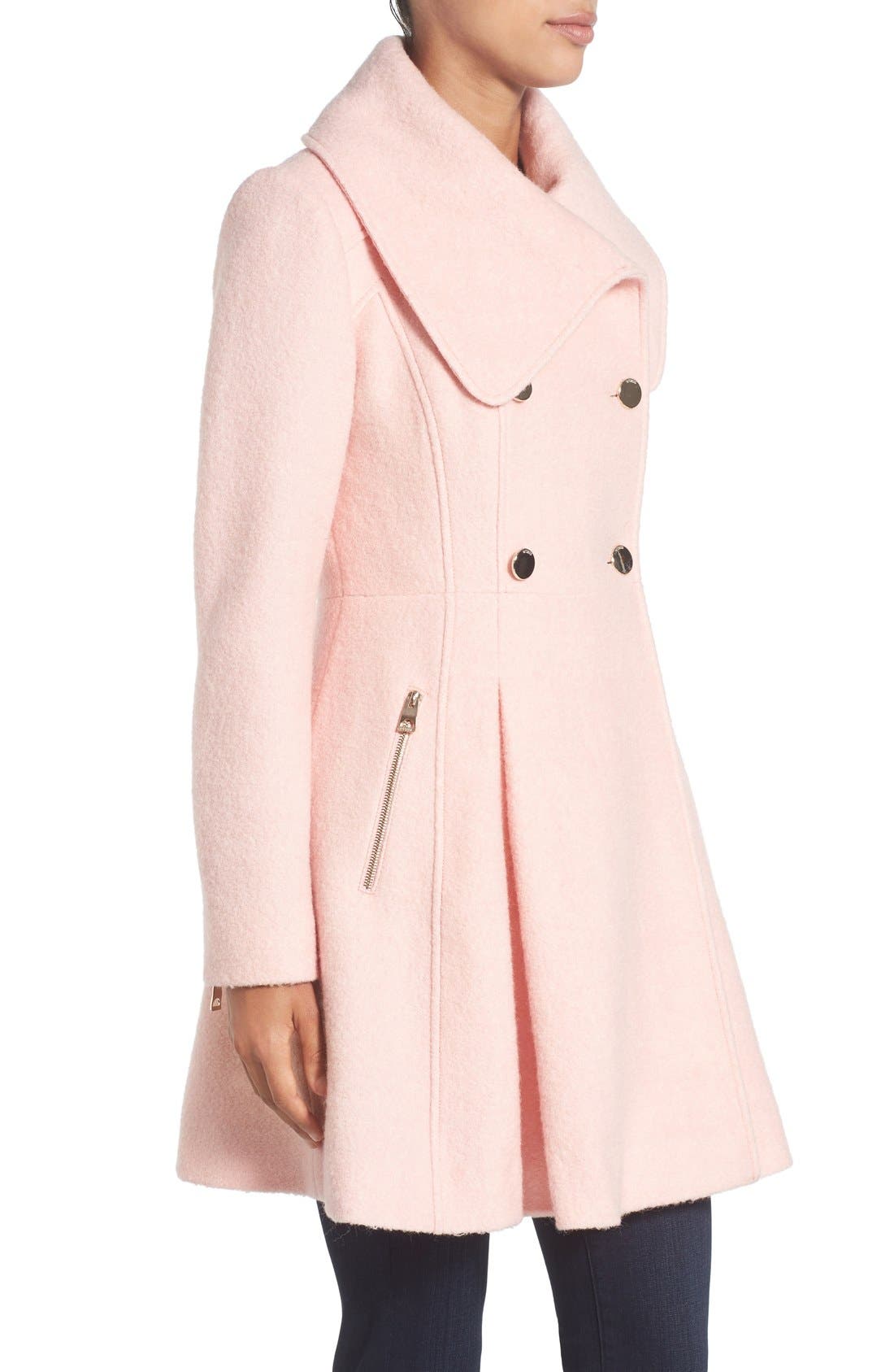 guess envelope collar coat